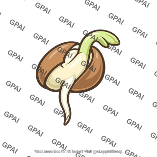 Germinating seed
