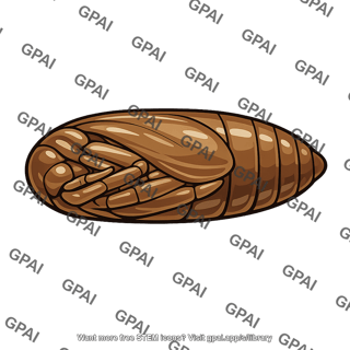 Pupa with visible appendages