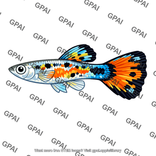 Male guppy