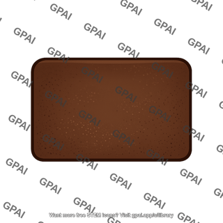 Brown bread slice