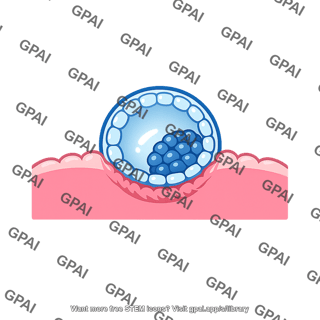 Embryo implanted