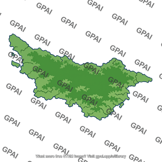 Tropical island map
