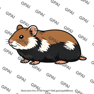 European hamster black bellied