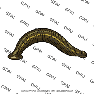 Leech attached
