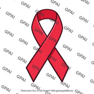 Aids awareness ribbon