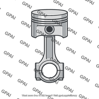 Automobile engine piston