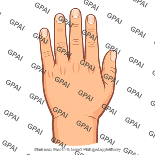 Hand dorsal view