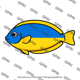 Reef fish continuous fins
