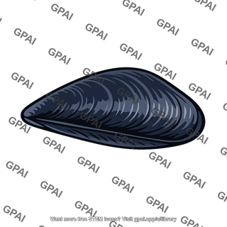 Marine mussel mytilus edulis