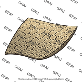 Scaled skin patch