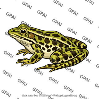 Frog rana pipiens