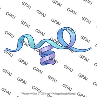 Folded polypeptide backbone