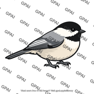Black capped chickadee
