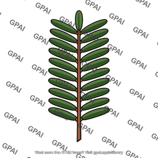Wollemi pine leaf