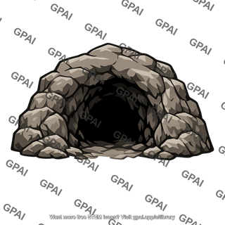 Rocky cave entrance