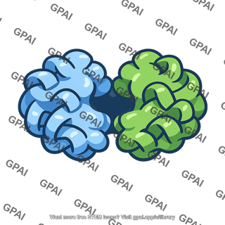 Stylized brain
