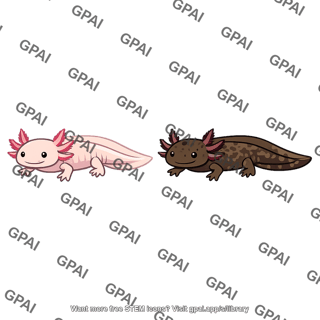 Axolotl salamander