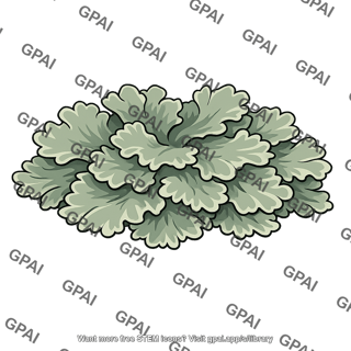 Lichen foliose