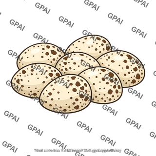 Bird egg clutch