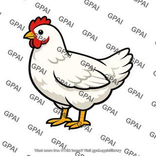 White chicken