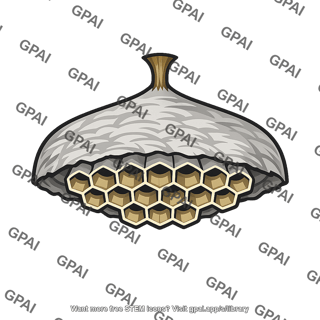 Nest paper wasp