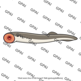 Parasitic lamprey