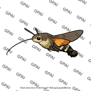 Hummingbird hawkmoth