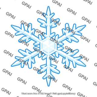 Snowflake crystal