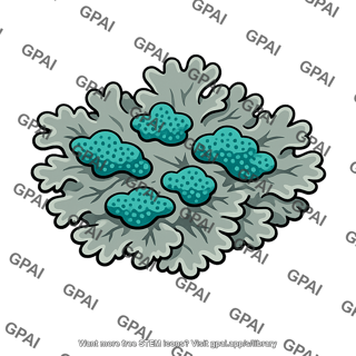 Nitrogen fixing lichen