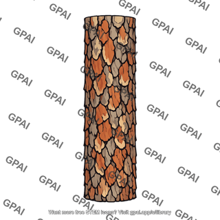 Pine trunk
