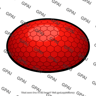 Insect compound eye red
