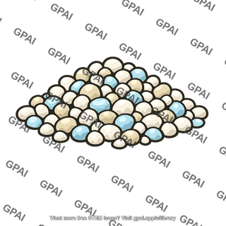 Fertilizer multicolored granules
