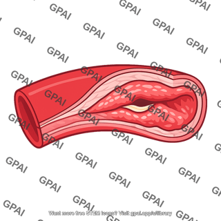 Artery inflamed