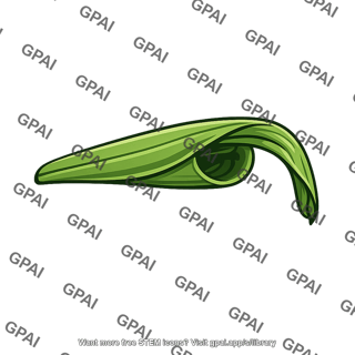 Grass leaf wilted