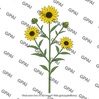 Sunflower helianthus petiolaris