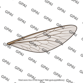 Insect wing triangular