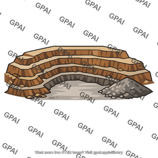 Surface mining site