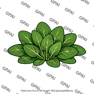 Spinach plant