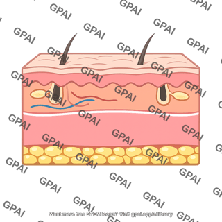Sweat gland absent