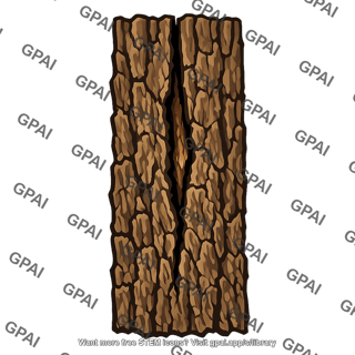 Bark crack