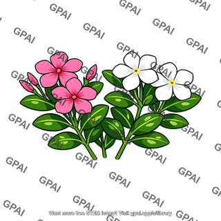 Periwinkle flower