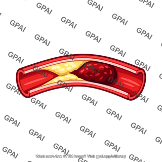 Coronary artery obstructed