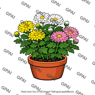 Potted chrysanthemum