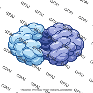 Stylized brain