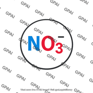 Nitrate symbol icon