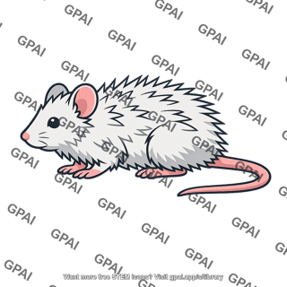 Genetically modified mouse bristled fur