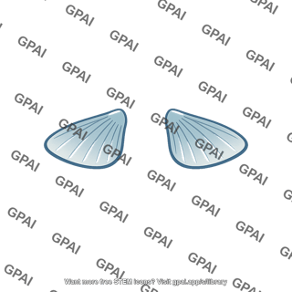 Seashell halves