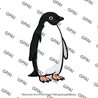 Cartoon penguin