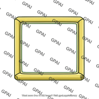 Gold picture frame