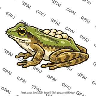 Marsupial frog female
